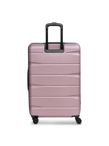 Franky Munich 4.0 4 Rollen Trolley L 76 cm mit Dehnfalte in shiny rose shiny