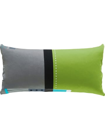 Erwin Müller Single-Jersey Kissenbezug in grün-blau-grau