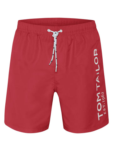 Tom Tailor Badeshorts Style Jeremy in red-truered