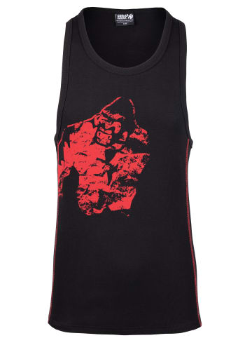 Gorilla Wear Monterey Tanktop – Schwarz/Rot