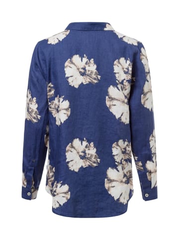 Franco Callegari Bluse in blau ecru - 0030