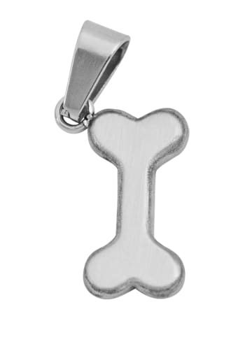 Adeliás Unisex Anhänger aus Edelstahl in silber