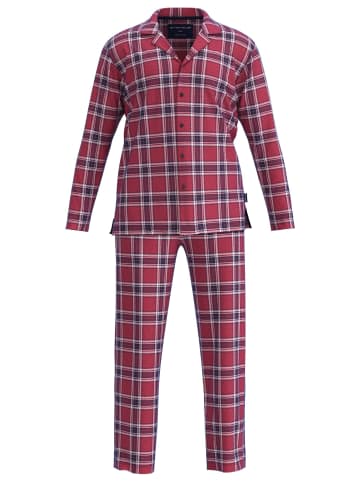 Tom Tailor Pyjama Toledo in rot-mittel-Karo