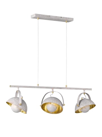Licht-Erlebnisse Pendelleuchte (B)21 x (L)95 x (T)150 cm in Beton-Optik Gold