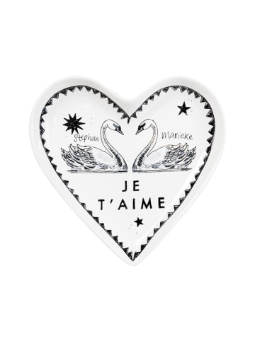 Blond Amsterdam Schale Je t'aime in Schwarz - 22cm