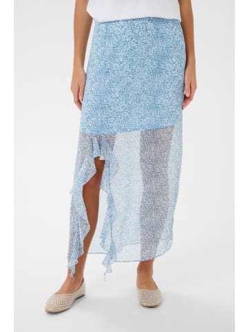 SAINT TROPEZ Rock RachilSZ Gerade Passform in Cerulean Camouflage