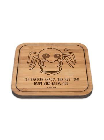 Mr. & Mrs. Panda Untersetzer Spinne Agathe Sandwich mit Spruch in Transparent