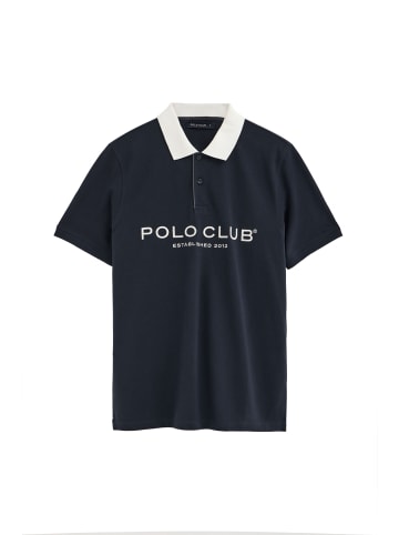 Polo Club Poloshirt EST MINIMAL GANGNAM in Navy Blau
