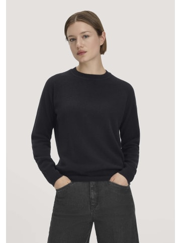 Hessnatur Hessnatur Strick Pullover Relaxed aus Cashmere mit Recycling-Anteil in schwarz