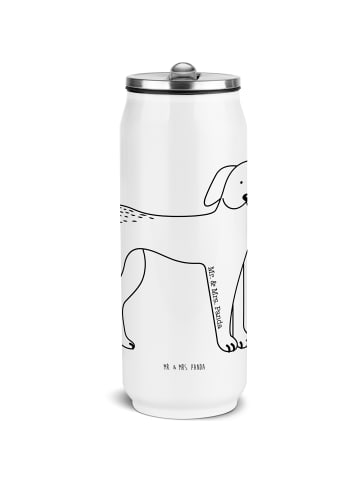 Mr. & Mrs. Panda Isolierflasche Hund Dogge ohne Spruch in Weiß