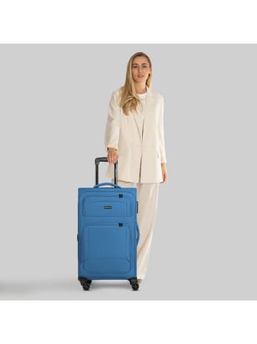 Smartbox Edition 04 4 Rollen Trolley 67 cm mit Dehnfalte in slate-blue