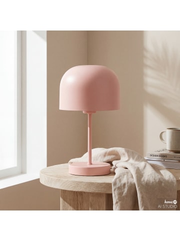 home24 Akku-Tischleuchte BREV in Rosa