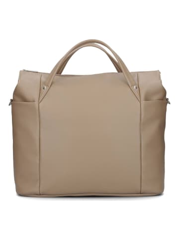 Zwei Pia Shopper Tasche 42 cm Laptopfach in hazel