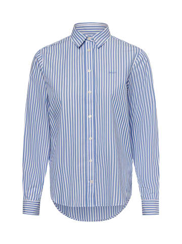 Gant Bluse in blau weiß