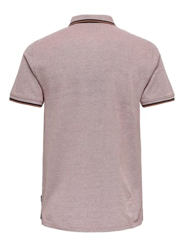 ONLY & SONS Polo in Copper Brown