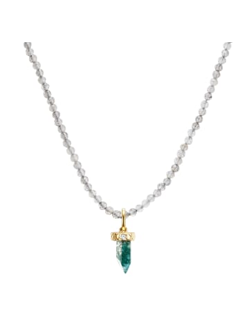 Glanzstücke München Halskette Sterling Silber Zirkonia in grau