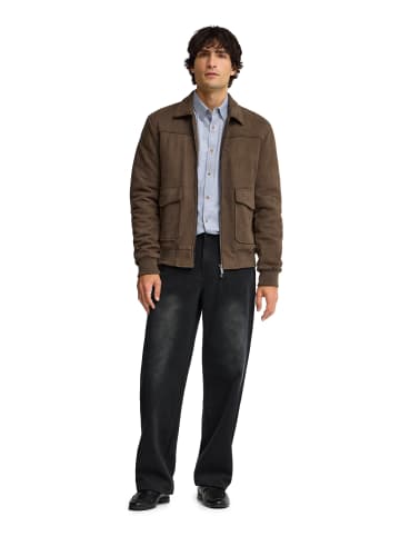 Polo Club Jacke MAN MARVI LONG SLEEVE REGULAR FIT in Dunkelbraun