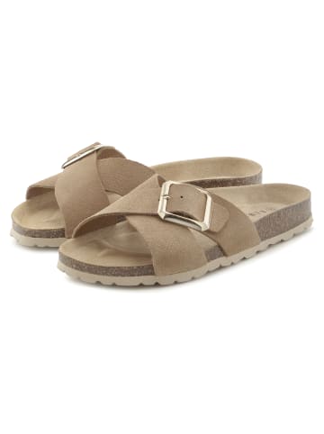 ELBSAND Pantolette in beige