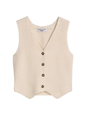 Marc O'Polo DENIM DfC Strickweste regular in Creamy White