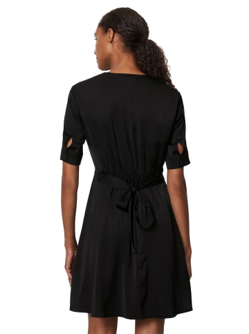 Marc O'Polo Wickelkleid relaxed in Schwarz