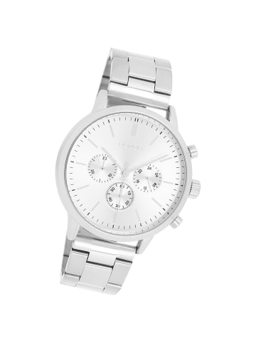 Oozoo Analog-Armbanduhr Oozoo Timepieces silber groß (ca. 42mm)