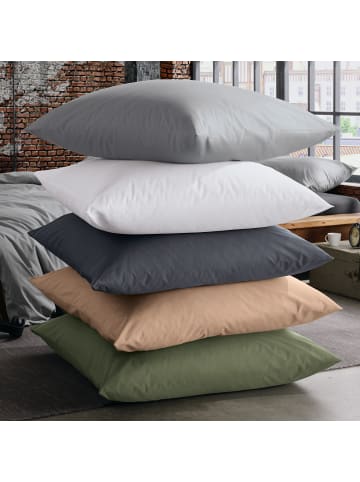 Erwin Müller Perkal Kissenbezug Günzburg in hellgrau