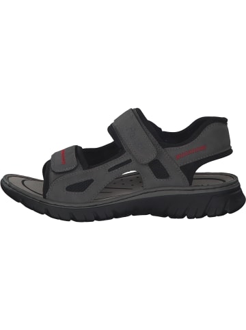 rieker Klassische Sandalen in cenere/black/schwarz