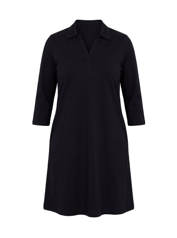Ulla Popken Midikleid in schwarz