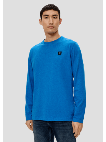 S. Oliver T-Shirt langarm in Blau