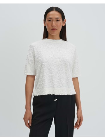 someday. Lockeres Jersey-Shirt mit 3-dimensionaler Struktur in Milk