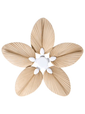 Beliani Ventilator MAMMOTH in /Weiß - (W) 122 x (H) 47 x (L) 122 cm