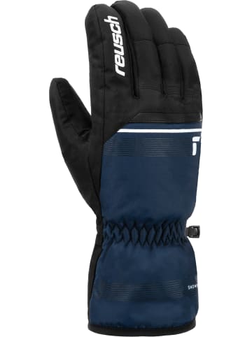 Reusch Fingerhandschuh Snow King in 7787 black / dress blue