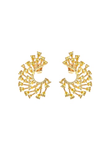 Luxenter Ohrringe Narbel mit 18 Karat Gelbgold-Finish – NARBEL