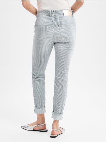 MAC HOSEN Hose Rich Slim in blau weiß