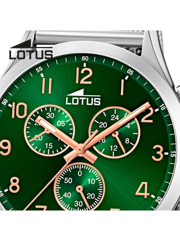 Lotus Analog-Armbanduhr Lotus Minimalist silber groß (ca. 43mm)
