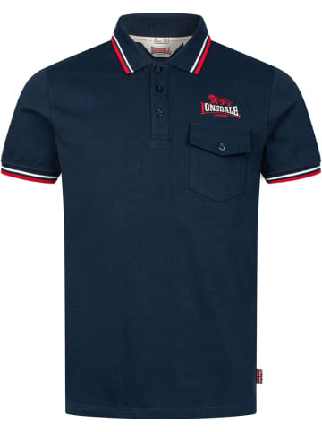 Lonsdale Polo "Lynton" in Blau