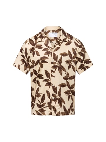 Selected Hemd SLHRegnoa in sand schoko - 0001