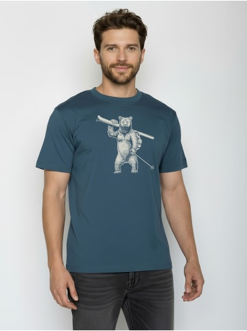 GreenBomb Fusion Ski Bear in Blue Pine