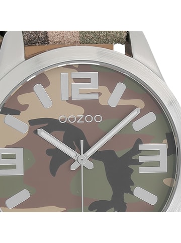 Oozoo Analog-Armbanduhr Oozoo Timepieces mehrfarbig extra groß (ca. 46mm)