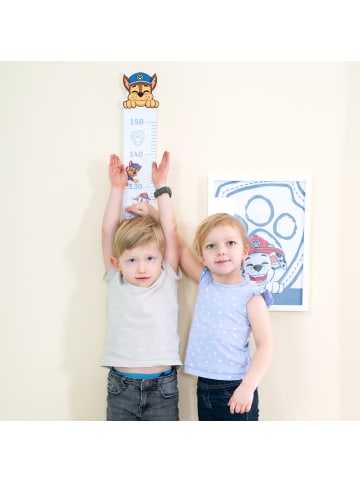 roba Paw Patrol Kindermesslatte – Holz weiß/blau, für Kinder