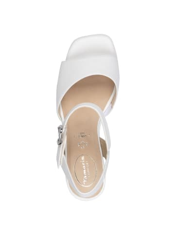 Tamaris WIDE FIT Sandalette in WHITE NAPPA