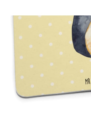 Mr. & Mrs. Panda Tassenuntersetzer Wenn Papa es nicht reparieren... in Gelb Pastell