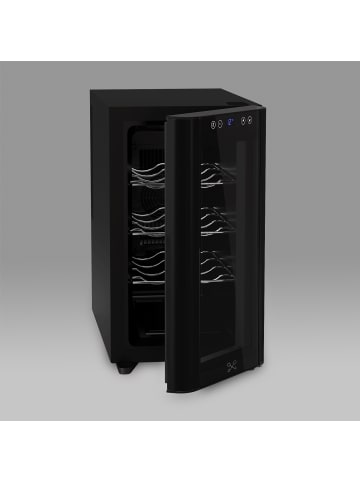 Les Petits Champs Weinkühlschrank 8 Flaschen CAVSB8 Schwarz Energieklasse G