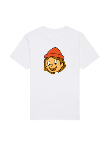 F4NT4STIC T-Shirt Pinocchio LOGO in weiß