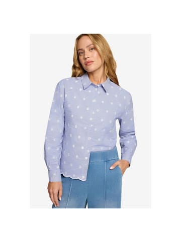 Zero Langarmbluse in bluewhite