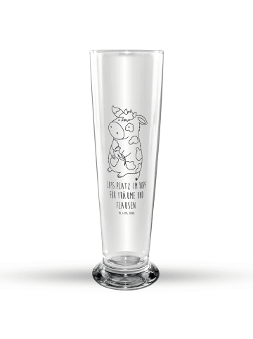 Mr. & Mrs. Panda Bierglas Kuh mit Spruch in Transparent