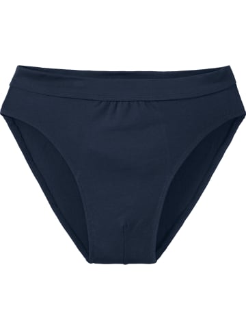 Erwin Müller Baumwolle, Single-Jersey Slip 4er-Pack in jeansblau
