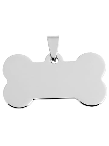 Adeliás Unisex Anhänger aus Edelstahl in silber