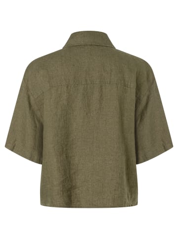 More & More Leinenbluse in tundra olive