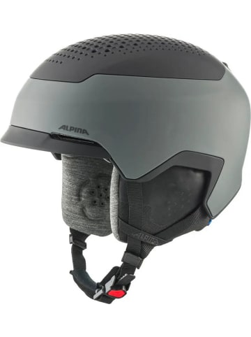 Alpina Skihelm ohne Visier in grau